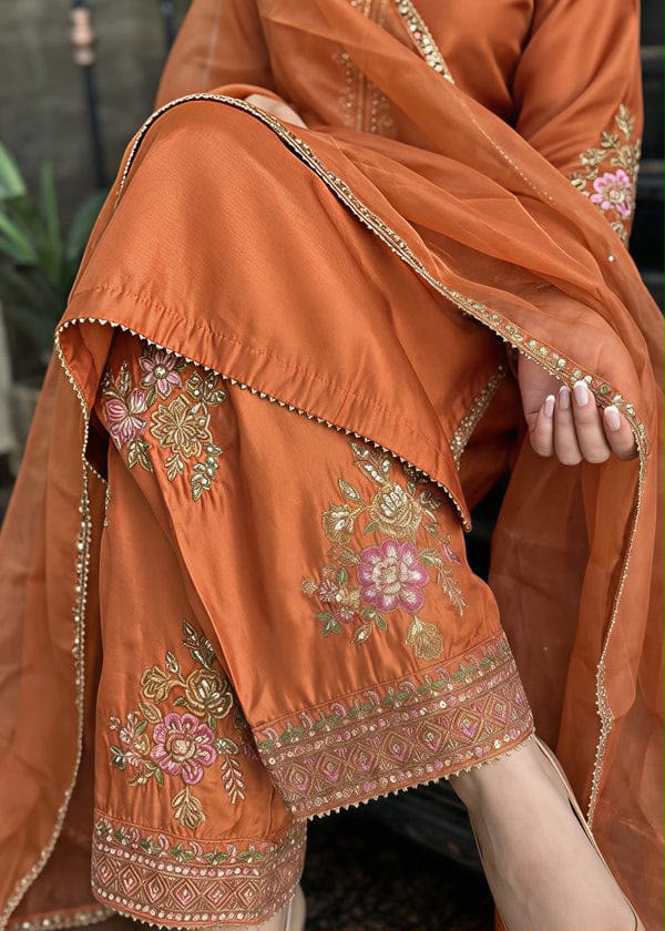 Laam Silk Digital Printed 3pcs Unstiched Premium Quality Suit