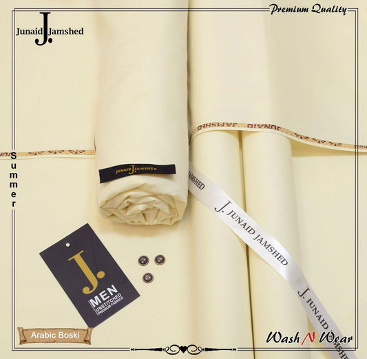 J. Junaid Jamshed Men's premium Wash & Wear Suit - Summer Collection 2026