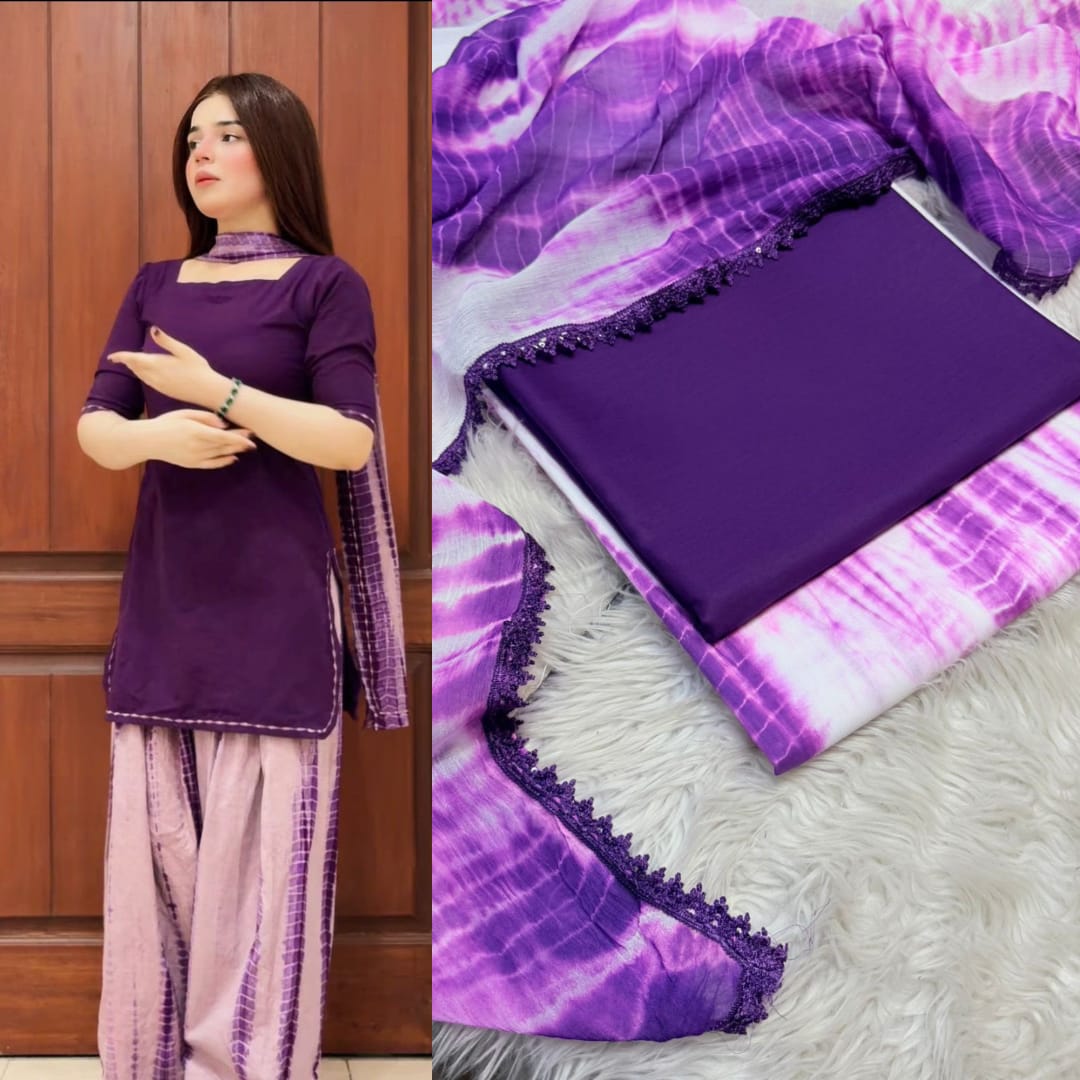 Summer Casual Collection – Premium Unstitched Lawn 3PCS Suit