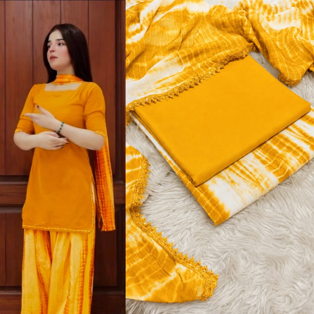 Summer Casual Collection – Premium Unstitched Lawn 3PCS Suit