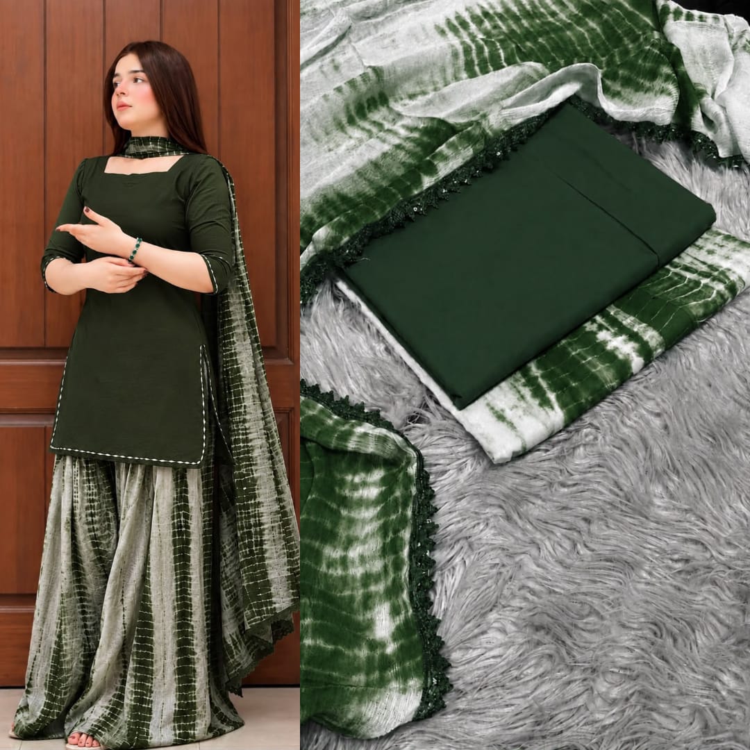 Summer Casual Collection – Premium Unstitched Lawn 3PCS Suit