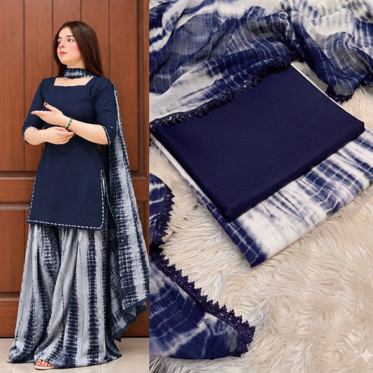 Summer Casual Collection – Premium Unstitched Lawn 3PCS Suit