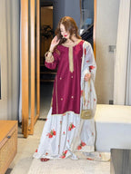 Zara Shahjahan Silk Collection 2026 – Premium 3 Piece Unstitched Suit