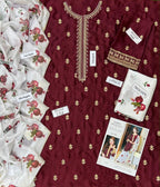 Zara Shahjahan Silk Collection 2026 – Premium 3 Piece Unstitched Suit