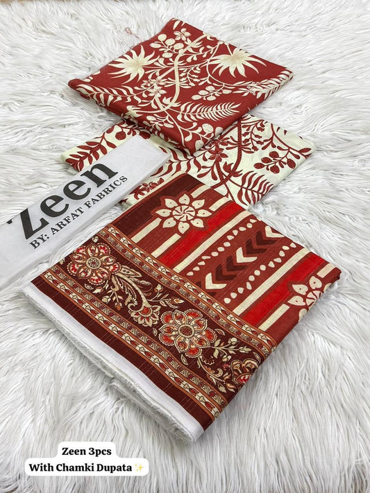 Chamki Lawn by Zeen – 3 Piece Collection