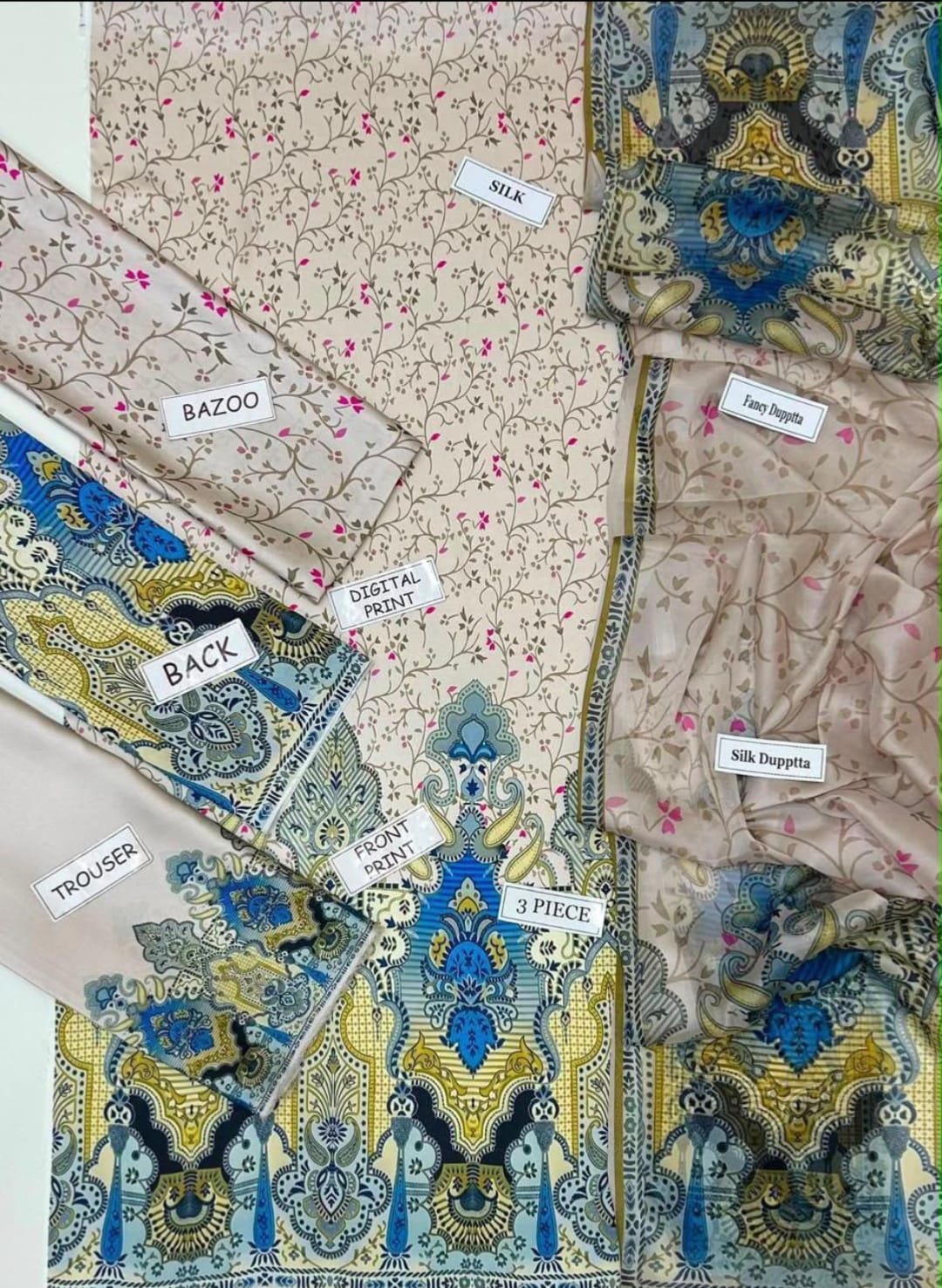 Maria B Silk Collection 2026 — Premium 3-Piece Collection
