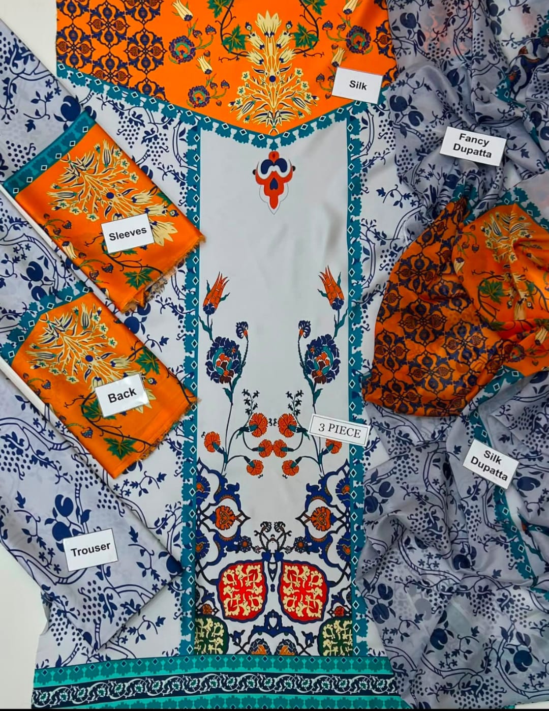 Maria B Silk Collection 2026 — Premium 3-Piece Collection