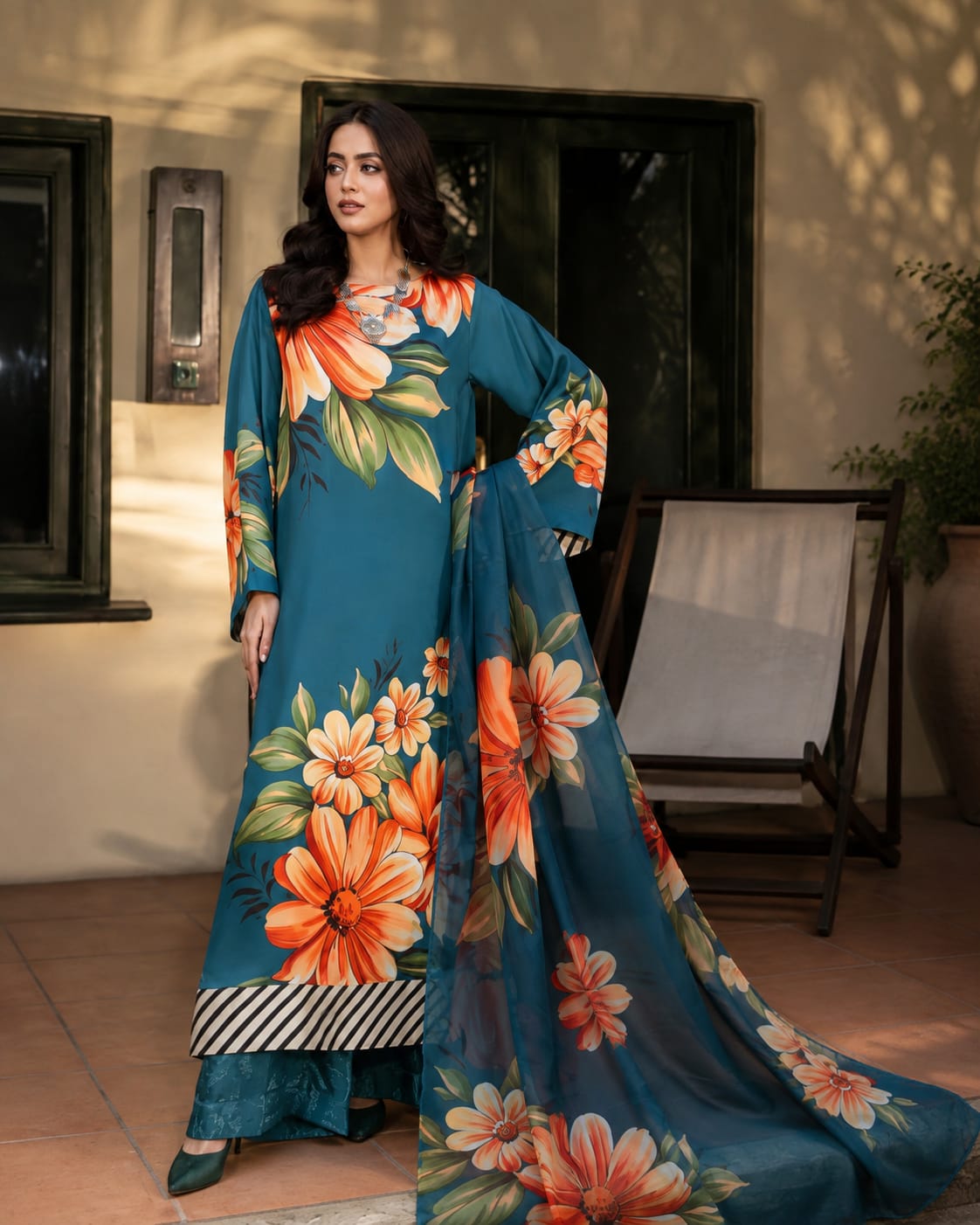Maria B Silk Collection 2026 — Premium 3-Piece Collection